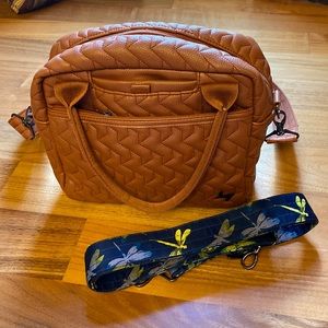 Lug Jive VL in Copper Brown with bonus Dragonfly Navy 1.5” strap